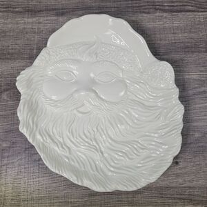 Mikasa Holiday Elegance Gold Rim‎ Santa Plate